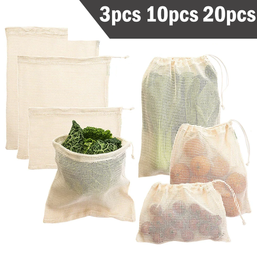 Conjunto de bolsas reutilizáve - Reusable Produce Bag avaliação e preço