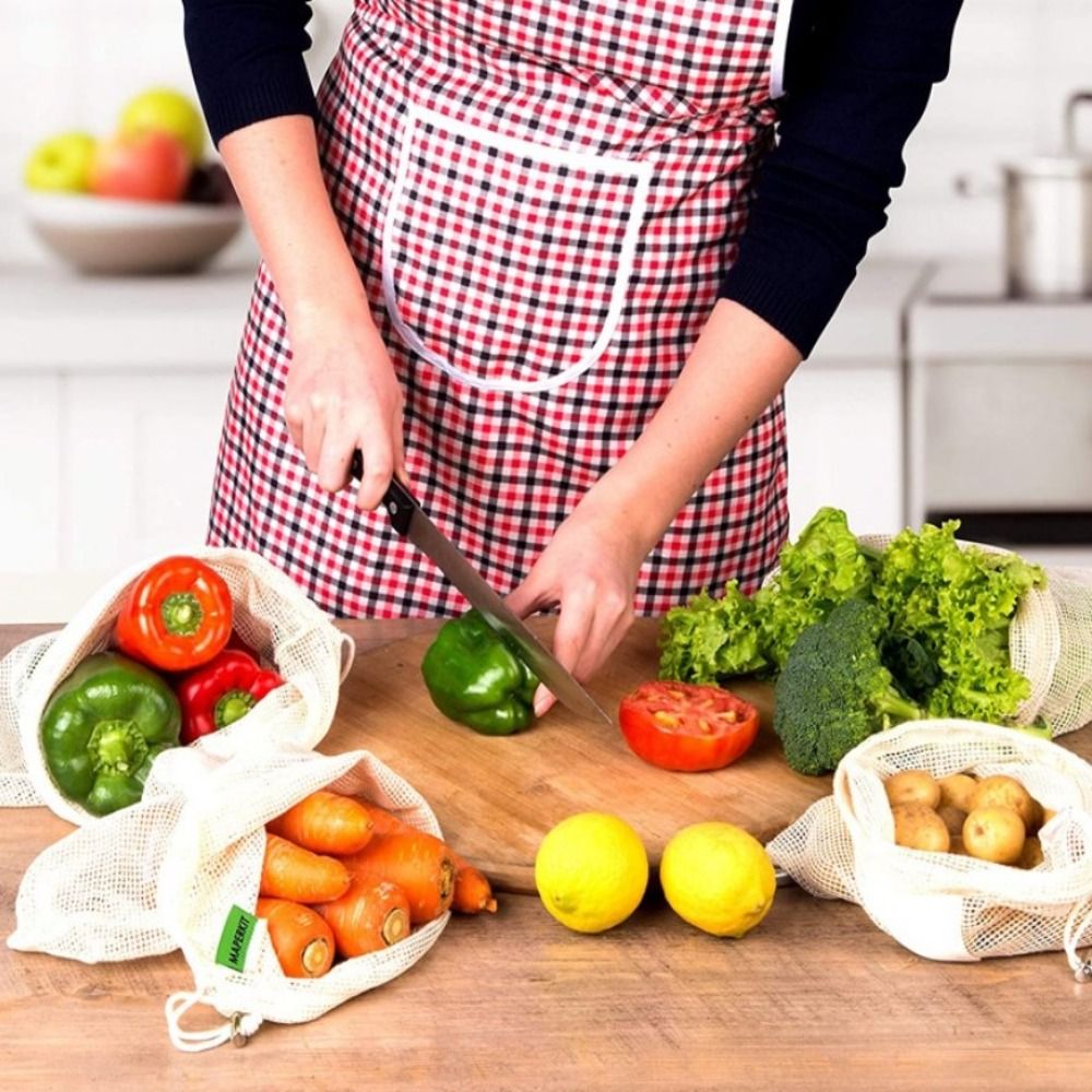 Saco de malha de algodão reuti - Reusable Produce Bag avaliação e preço